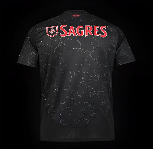 24/25 Benfica Away Black Jersey - Image 2