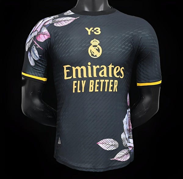 Player Version 2024 Real Madrid x Y3 Black Special Jersey