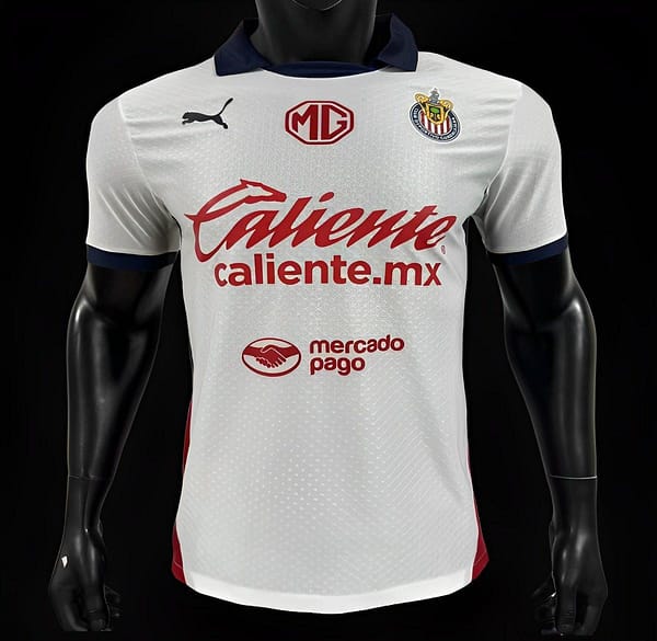 Player Version 24/25 Chivas Guadalajara Away White Jersey