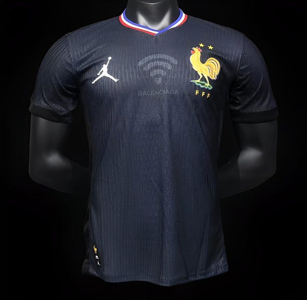 Player Version 2024 France x Balenciaga Navy Special Jersey