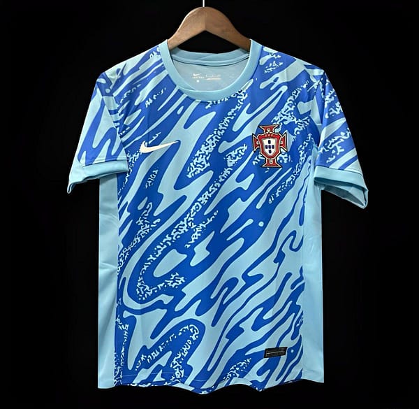 2024 Portugal Blue Pre-Match Jersey