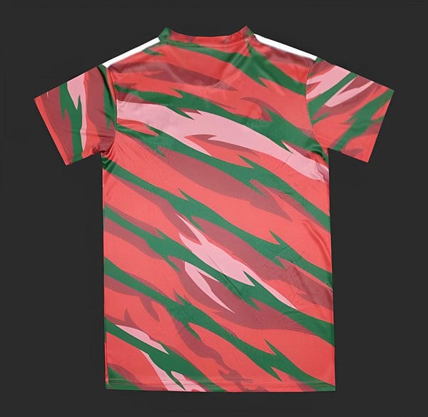 2024 Wales Orange Stripe Pre-Match Jersey - Image 2