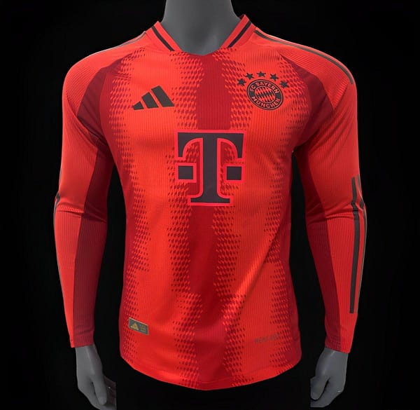 Player Version 24/25 Bayern Munich Home Long Sleeve Jersey