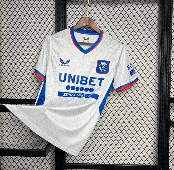 24/25 Glasgow Rangers Away White Jersey - Image 8