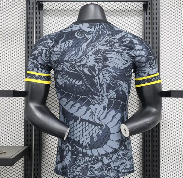 Player Version 24/25 Real Madrid Grey/Black Dragon Jersey - Image 2