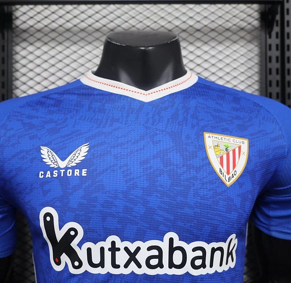 Player Version Athletic Bilbao Away Blue Jersey - Image 9