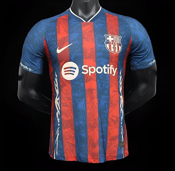 Player Version 24/25 Barcelona Red/Blue Special Jersey