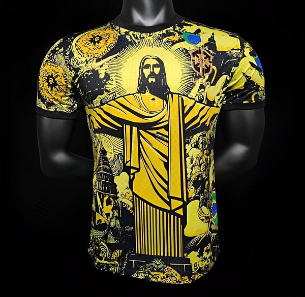 Player Version 2024 Brazil Copa America Yellow Goalkeeper Jersey