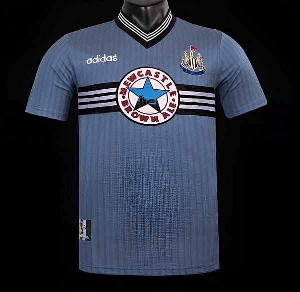 Retro 95/96 Newcastle United Away Grey Jersey