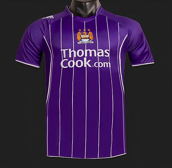Retro 07/08 Manchester City Away Purple Jersey