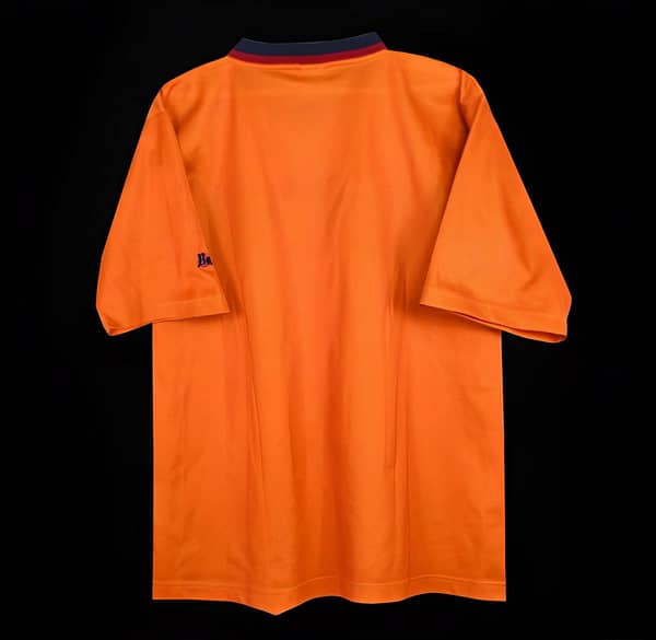 Retro 99/00 Barcelona Third Orange Jersey - Image 2