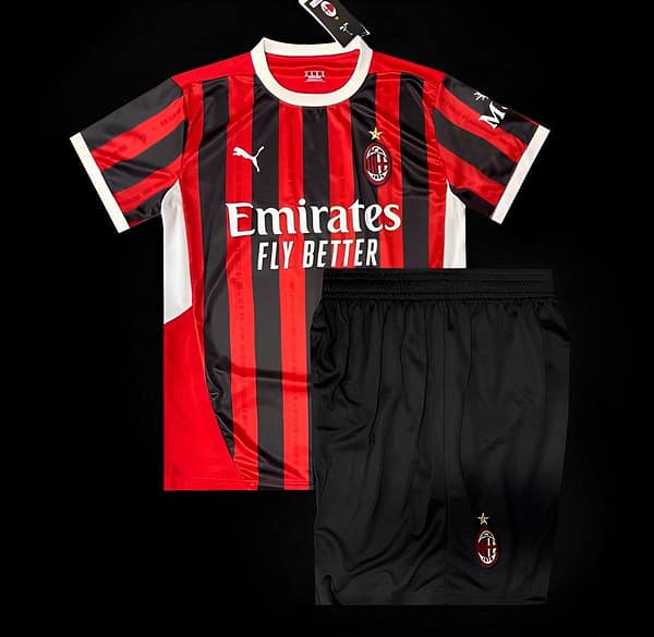 24/25 Kids AC Milan Home Jersey