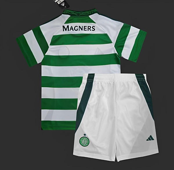24/25 Kids Celtic Home Jersey - Image 2