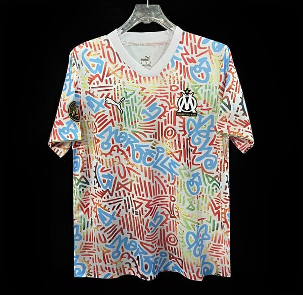 24/25 Olympique Marseille Africa White Special Pre-Match Jersey