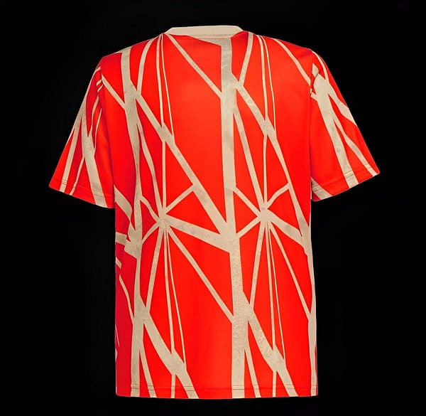 24/25 Bayern Munich Light Red With Gold Cut-Out Pre-Match Jersey - Image 2