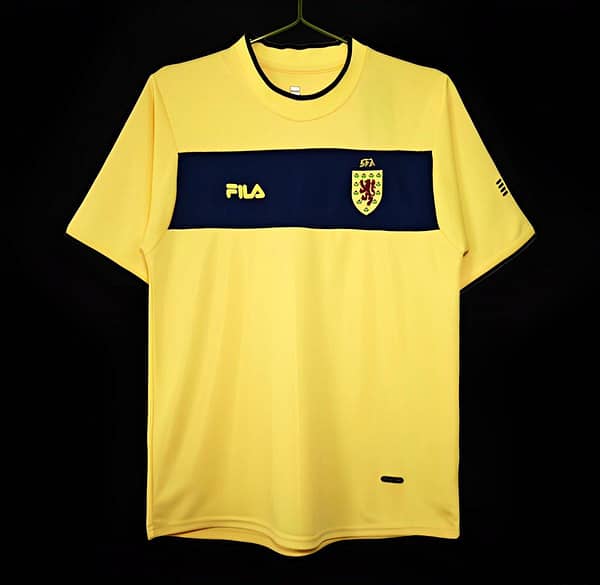 Retro 2012 Scotland Away Yellow Jersey