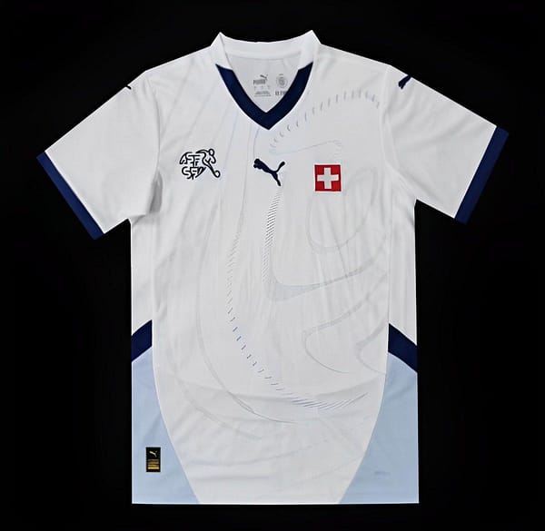 2024 Switzerland Away White Jersey