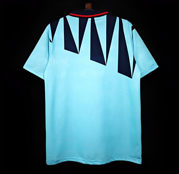 Retro 1992 England Third Blue Jersey - Image 2