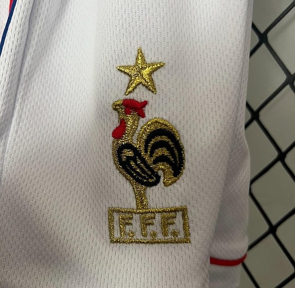 Retro 1998 Kids France Home Jersey - Image 5