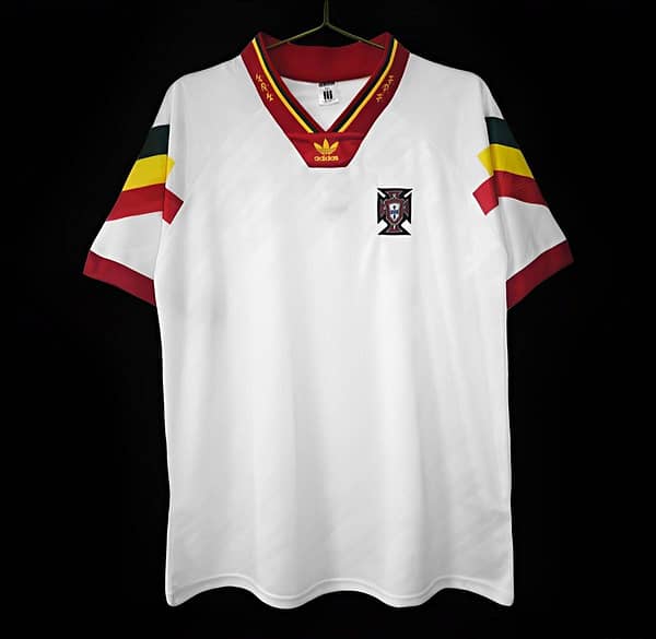 Retro 92/94 Portugal Away White Jersey