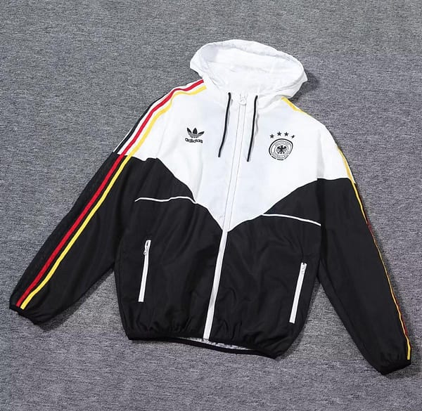 2024 Germany White/Black Windbreaker - Image 14