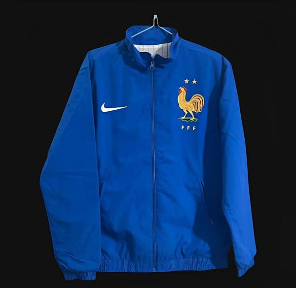2024 France Blue/White Reversible Full Zipper Jacket - Image 2
