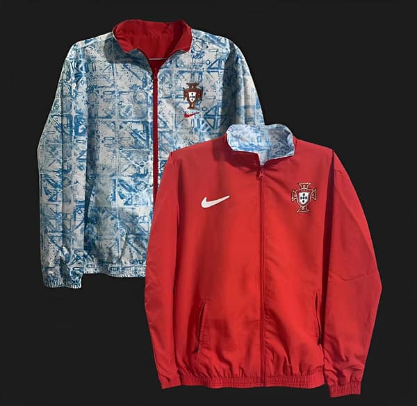 2024 Portugal Reversible Blue/Red Full Zipper Jacket