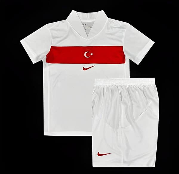 2024 Kids Turkey Away White Jersey