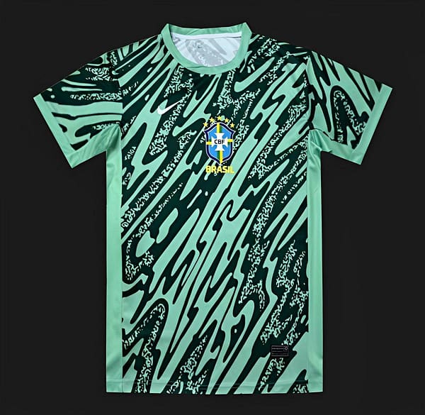 2024 Brazil Third Green Goalkeeper Jersey