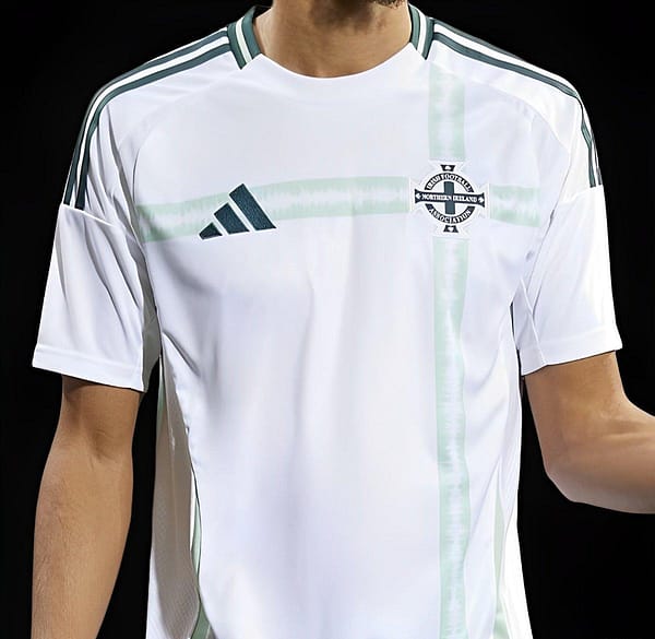 2024 Northern Ireland Away White Jersey - Image 3