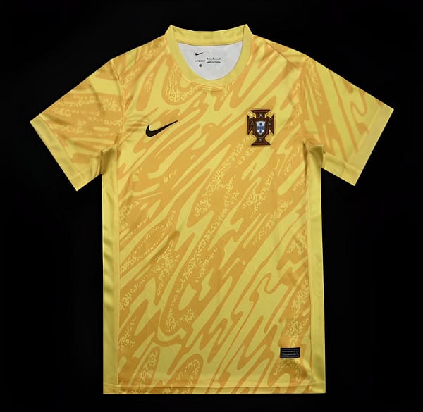 2024 Portugal Yellow Goalkeeper Jersey