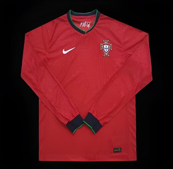 2024 Portugal Home Long Sleeve Jersey