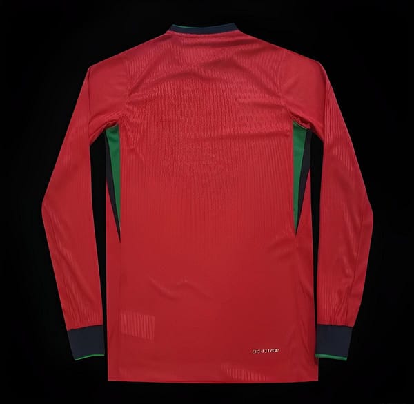 2024 Portugal Home Long Sleeve Jersey - Image 2
