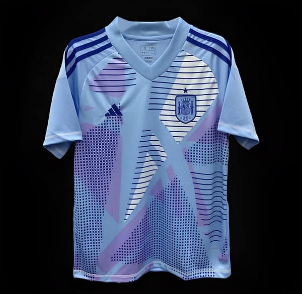 2024 Spain Blue Goalkeeper Jersey