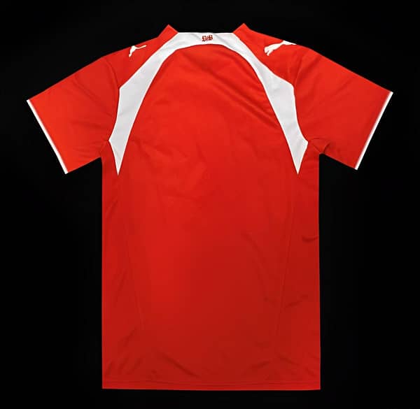 Retro 06/07 VfB Stuttgart Away Red Jersey - Image 2