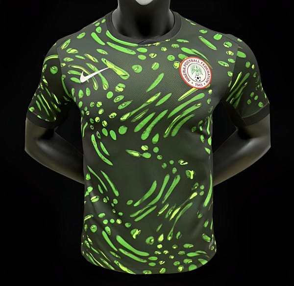 Player Version 2024 Nigeria Away Green Jersey
