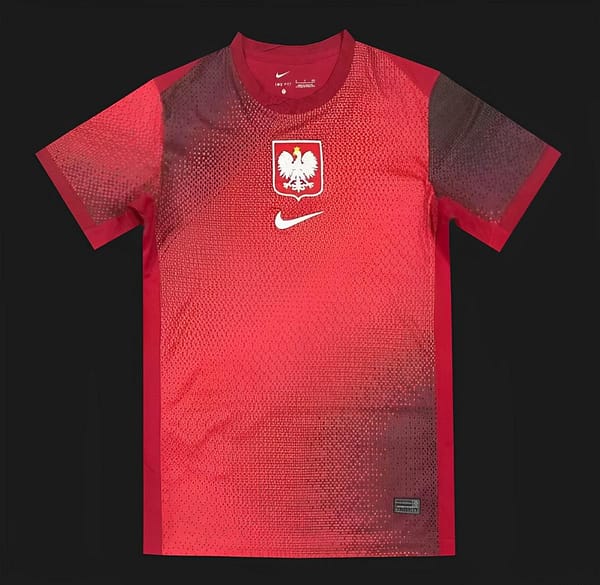 2024 Poland Red Pre-Match Jersey