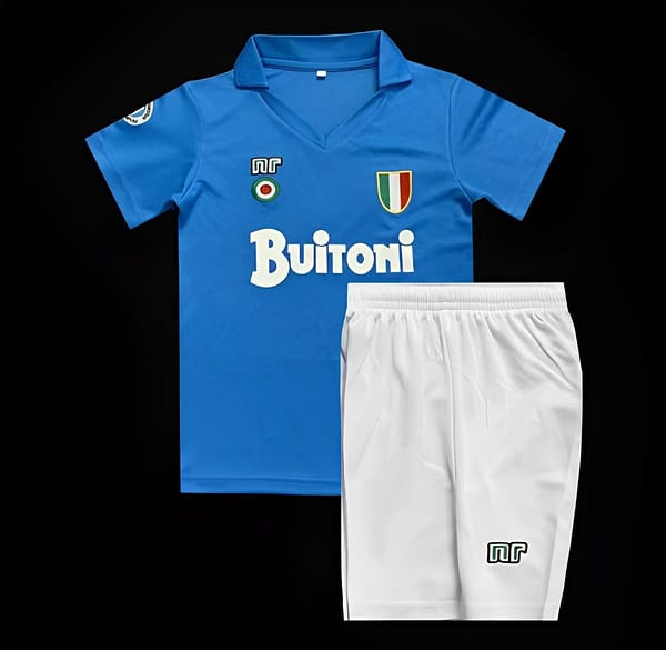 Retro Kids 87/88 Napoli Home Jersey