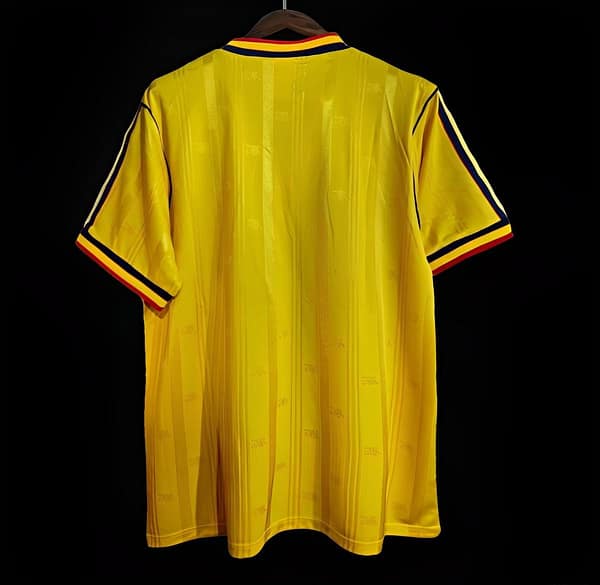 Retro 86/88 Arsenal Away Yellow Jersey - Image 2