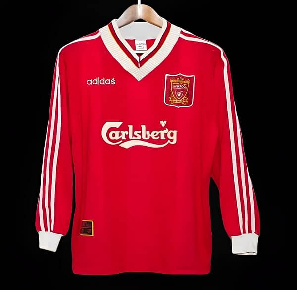 Retro 95/96 Liverpool Home Long Sleeve Jersey