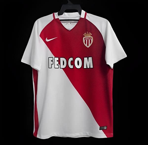 Retro 16/17 AS Monaco Home Jersey - Image 3