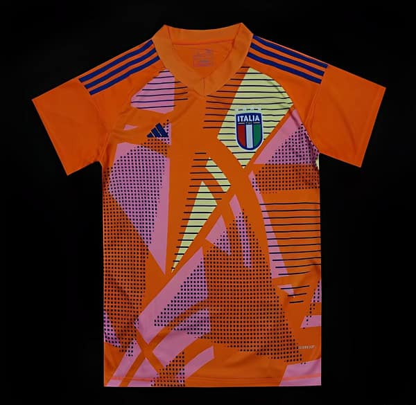 2024 Italy Orange Goalkeeper Jersey