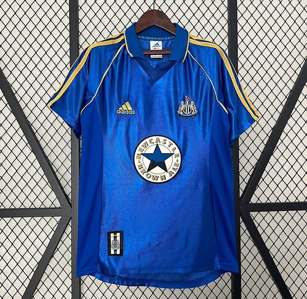 Retro 98/99 Newcastle United Away Blue Jersey