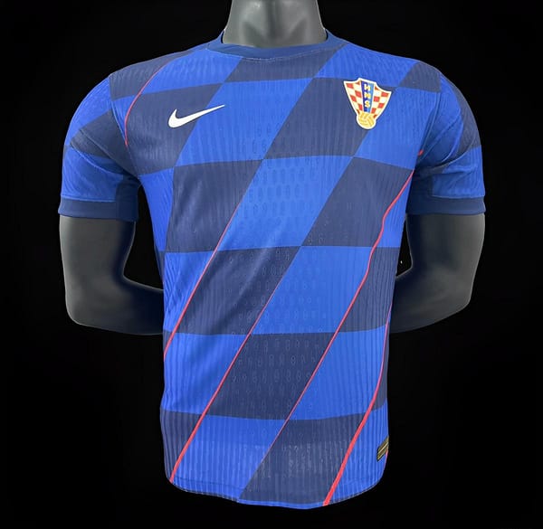 Player Version 2024 Croatia Away Blue Jersey