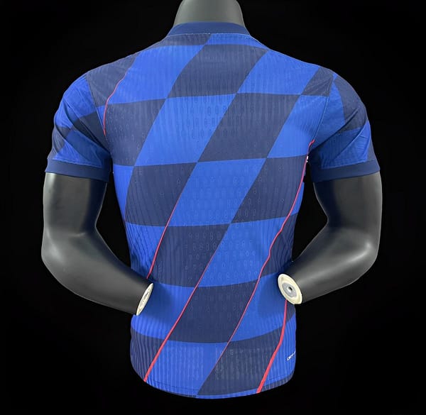 Player Version 2024 Croatia Away Blue Jersey - Image 2