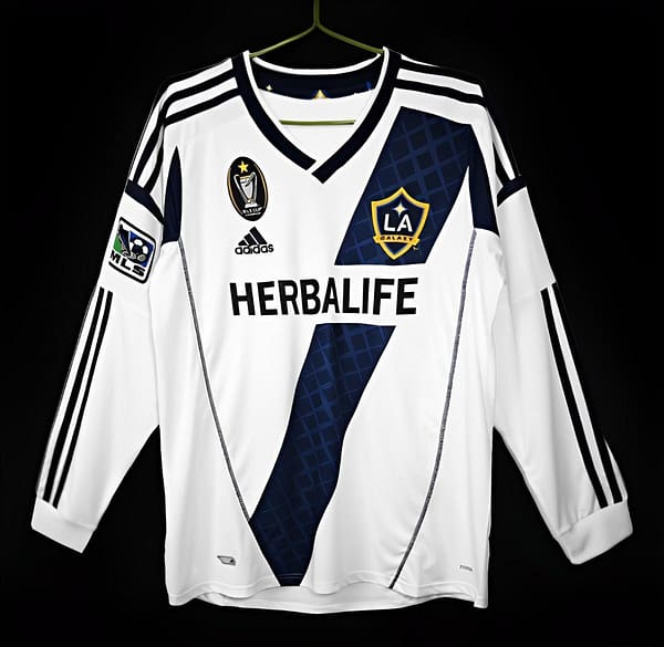 Retro 11-12 La Galaxy Home Long Sleeve Jersey