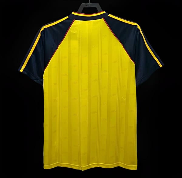 Retro 88/90 Arsenal Away Yellow Jersey - Image 2