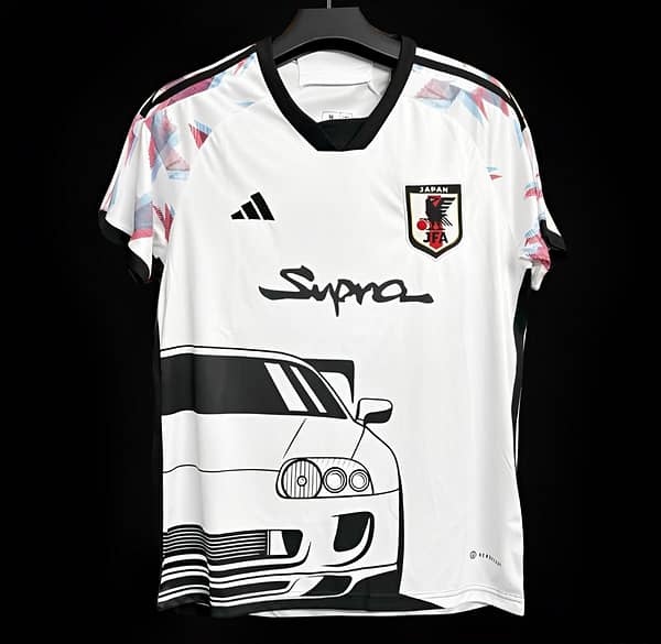 2022 Japan Away White Supra Car Jersey
