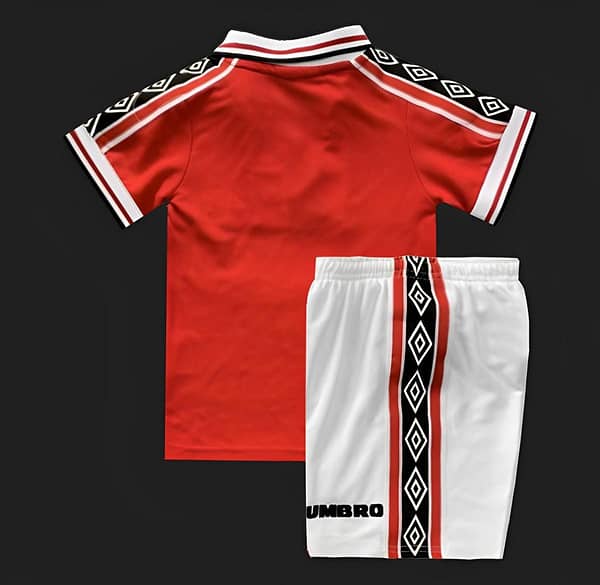 Retro Kids 98/99 Manchester United Home Jersey - Image 2