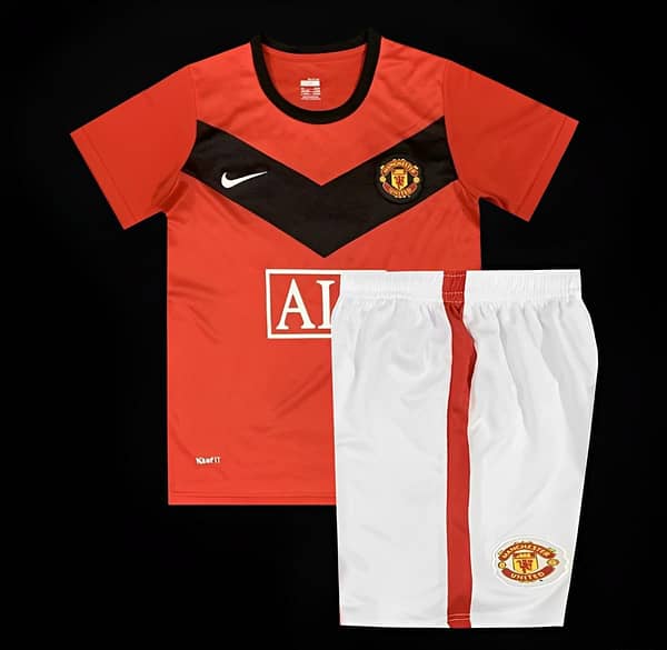 Retro Kids 09/10 Manchester United Home Jersey